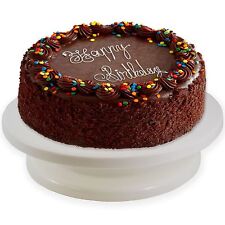 28CM ROTATING CAKE ICING DEOCRATING REVOLVING KITCHEN DISPLAY STAND TURNTABLE