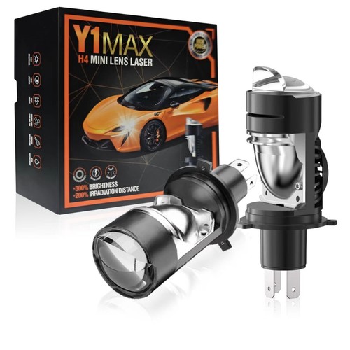 H4 LED Mini Projector Hi/Lo Beam Headlight for Cars LED Bulbs RHDLHD12V24V 6000K - Picture 8 of 8