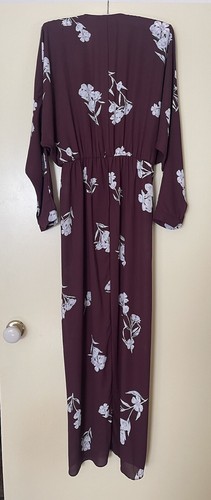 Sheike Sheer Boho Maxi Dress Evening Cocktail Wedding Long Sleeve Women's Size 8 - Picture 2 of 5