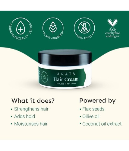 Arata Styling Hair Cream (100 GM) Free Shipping World Wide 100 ml - Picture 2 of 7
