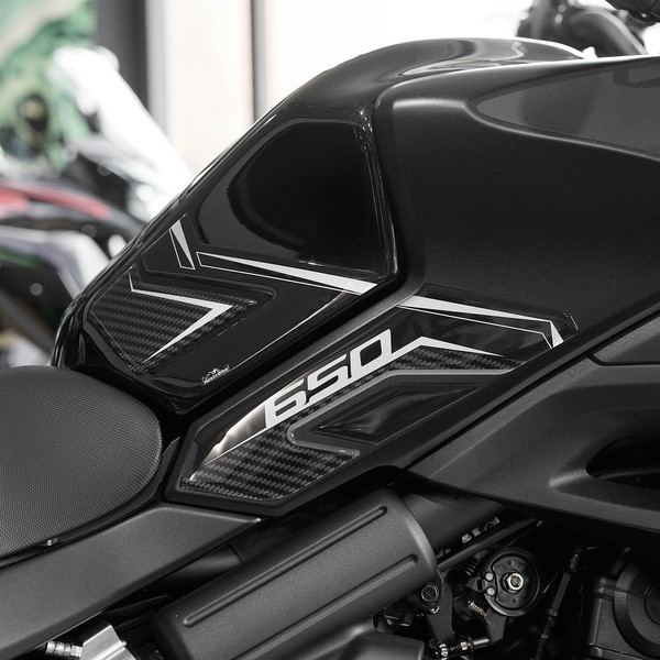 3D Aufkleber Motorrad Seiten Tank Shutz Kompatibel Mit Kawasaki Versys 650 2024-image