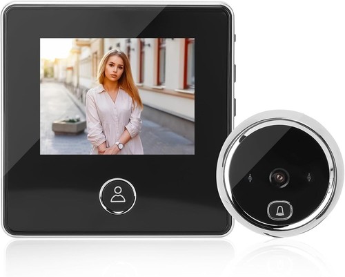 2.8in HD Digital Peephole Camera Door Viewer w/Display, Easy Install Security - Picture 8 of 8