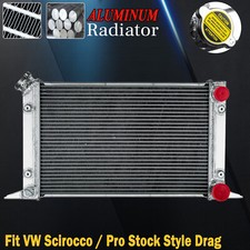 3 Row Aluminum Radiator Fit Vw Scirocco Pro Stock Style Drag