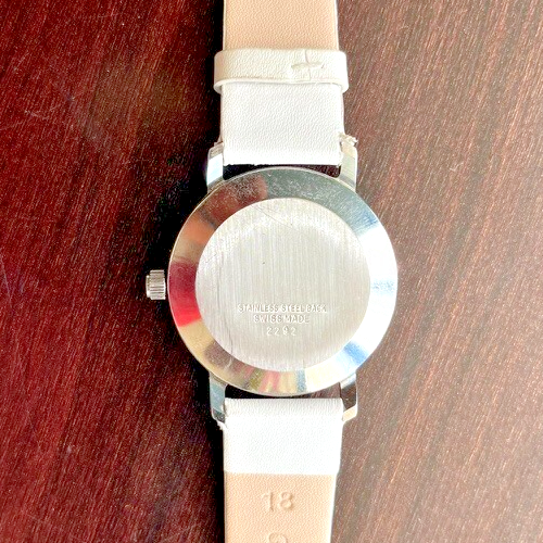 Beautiful Caravelle New York Watch - Large, White Dial, Genuine Leather Band - Picture 14 of 14