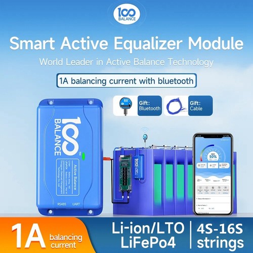 Balance 1A 4-16S Smart Active Equalizer For LiFePo4/Li-ion/LTO Battery Accessory - Picture 2 of 17