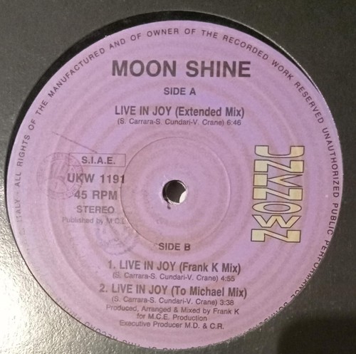 Moon Shine - Live En JOY - UNKNOWN - 1990 - Italy - UKW 1191 - Picture 1 of 2