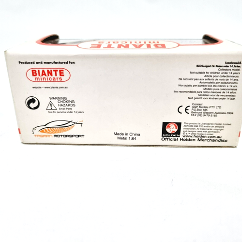 VX Commodore Tasman Motorsport 3 Jason Richards Biante Minicars 1:64 Metal Boxed - Picture 19 of 24