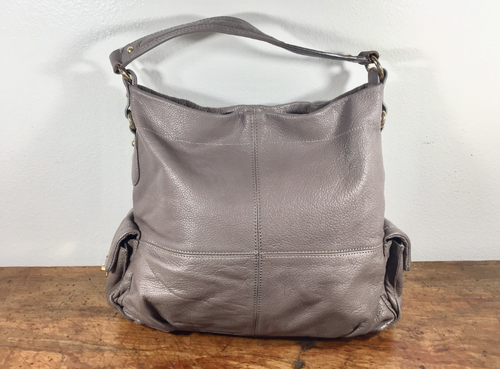 La Victoire, Gray,Brown,Taupe, Purse, Bag, Shoulder Bag - Picture 3 of 6