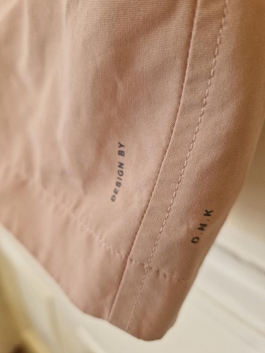 Distrikt Nørrebro Design by D.N.K. Pink / Peach Raincoat Size Medium - 第 2/7 張圖片