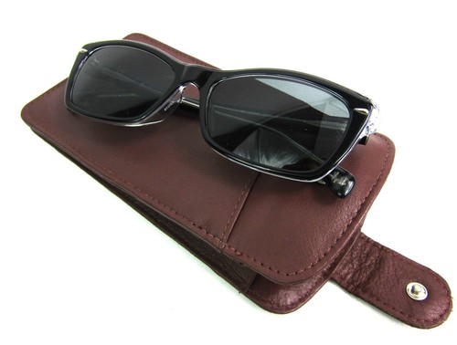 Unisex Alta Calidad Suave Cuero Real Gafas Gafas Gafas de Sol Estuche Protector Bolsa - Imagen 105 de 107
