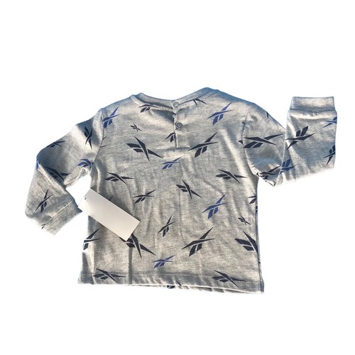 NWT Infant Boys 18M Reebok Long Sleeve Top & Fleece Jogger Pants 2 Pc Set Outfit - Picture 4 of 9