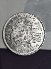 Australian 1951 FLORIN CH UNC
