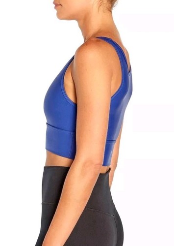 Neu mit Etikett Cycle House Sport-BH wendbar wandelbar ohne Bügel ungepolstert - blau - Medium - Bild 2 von 9