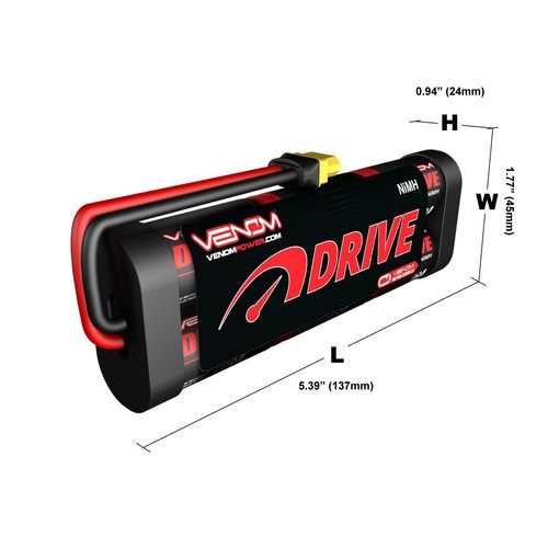 Paquete recargable de batería de coche de radiocontrol 7,2 V 4000mah NiMH con conector Tamiya - Imagen 3 de 3