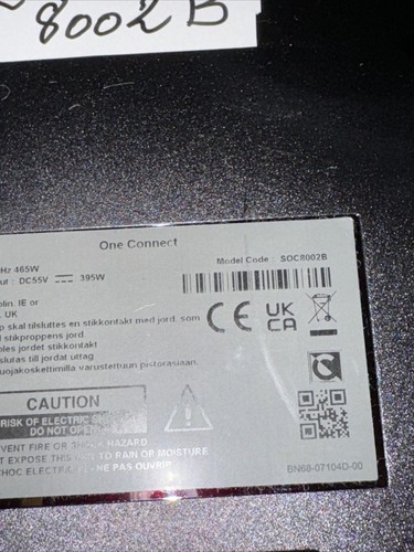 Boitier Samsung One Connect Box QE75QN800B BN91-23968T SOC8002B Neo 2022 8K - Imagen 3 de 8