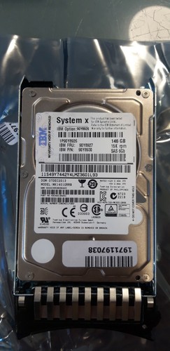 IBM MK1401GRRB 146GB 15K 2.5" SAS HDD SYSTEM X 30DAY WARRANTY  - Afbeelding 1 van 2