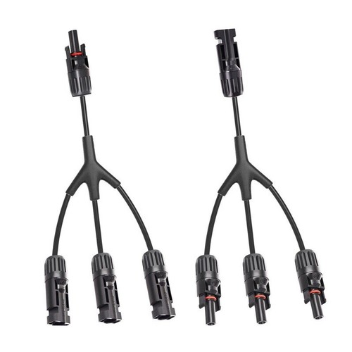 Solar Panel Y Branch Cable Connection Waterproof Adapter Connector Extension - Imagen 11 de 12