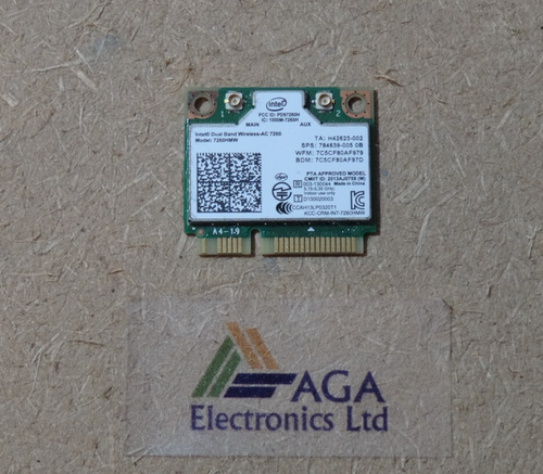 Intel Dual Band Wireless - AC 7260 Laptop WiFi Karte. Modell: 7260HMW