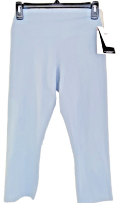 Nike  Women'sOne Dri-FIT High-Waisted  Crop Leggings Light Blue Large