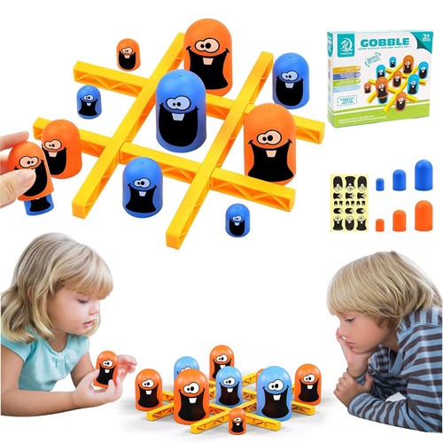 Tic-Tac-Toe Verschlingen Spiel Brettspiel Puzzlespiel Kinderspiel Kind Spielzeug - Bild 11 von 15