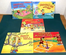 Lot of 5 ~ FROGGY Softcover Picture Books by Jonathan London ~ No Duplicates