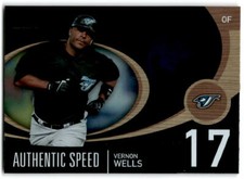 2007 Vernon Wells SP Authentic - Authentic Speed - Toronto Blue Jays