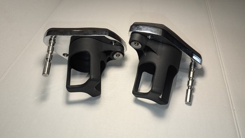 Rear Passenger Armrests W/ Drink Holder For Harley Touring Tri Glides 2014-2022 - Picture 7 of 12