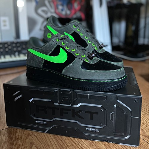 RTFKT x Nike Air Force 1 - Undead DNA [US Size 10.5 Mens] RARE - Picture 3 of 3
