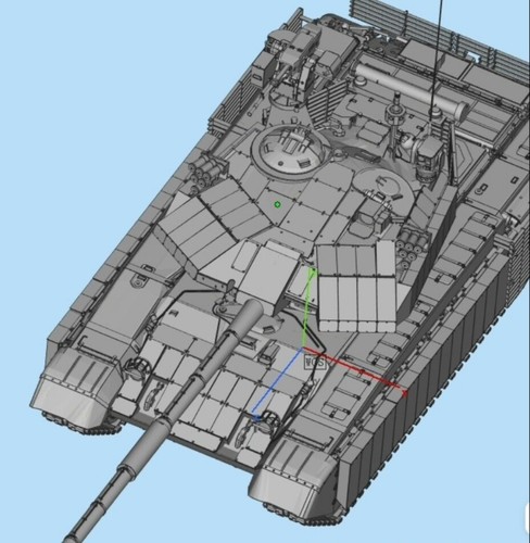 3D printing 1/72 Serbian M84AS tank unpainted model kit - Picture 2 of 2