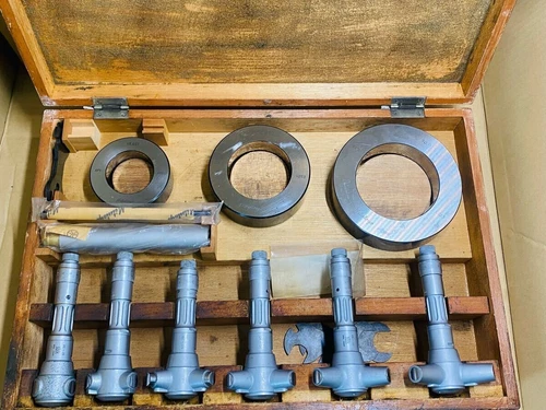 TESA Internal Micrometer 40-50 50-60 60-70 70-80 80-90 90-100 Set of 6 with Ring
