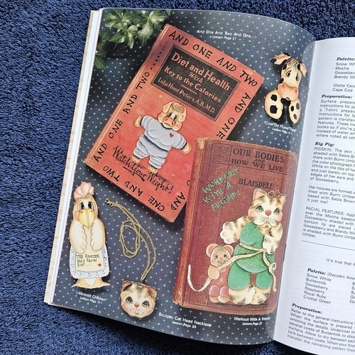 THE DAILY MOOS First Edition By Rose Calton Tole Painting Pattern Book - Picture 4 of 8