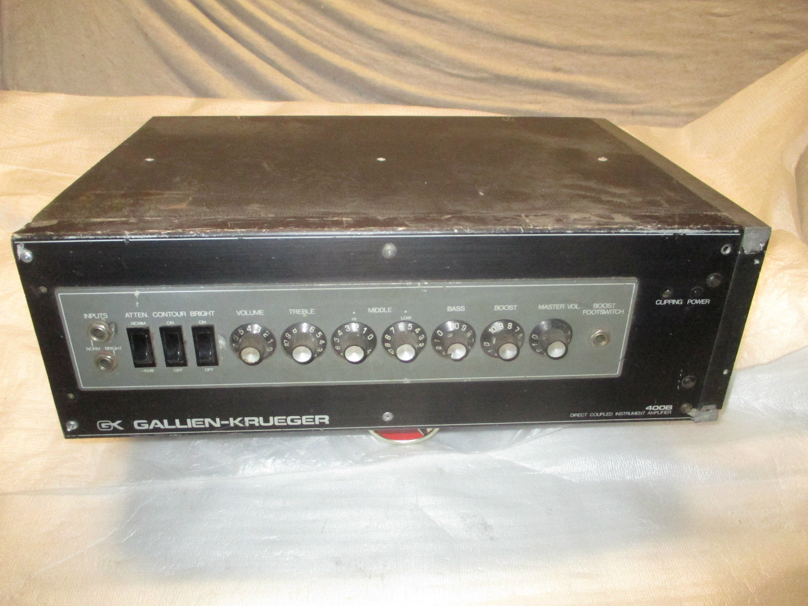 80's GALLIEN KRUEGER USA 400B BASS AMP as used by LED ZEP 80's GALLIEN KRUEGER USA 400B BASS AMP as used by LED ZEP