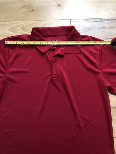 Boys Polo’s Size XXL  16 Husky By Place Callored Short Sleeve Vneck Set Of 3 - Picture 14 of 24