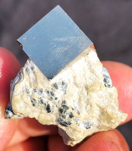 27.1g New Rare Natural Chalcopyrite Iron Pyrite Cubic Feldspar Specimen ie2943 - Picture 7 of 13