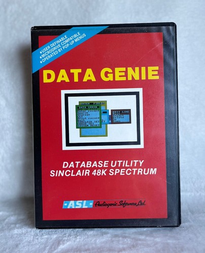 Spectrum 48K Data Genie Database Utility - tested, working, VGC - Picture 1 of 13