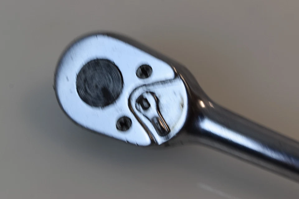 Wizard Tools H2831 Cabeza de Pera 1/2" Accionamiento Mango Moleteado Trinquete EE. UU. De Colección Foto 2 de 4