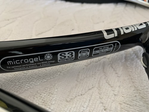 Head MicroGel Challenge Spirit S3 Tennis Racquet 4 1/4" w/ cover case  - Picture 11 of 12