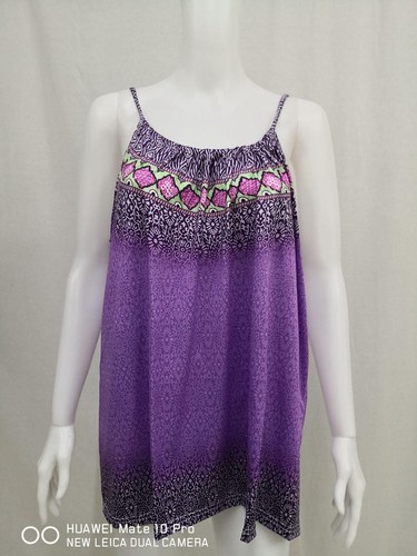 Women Summer Loose Casual Vest Tank Tops Sleeveless Boho Printing T-Shirt Blouse - Imagen 14 de 28