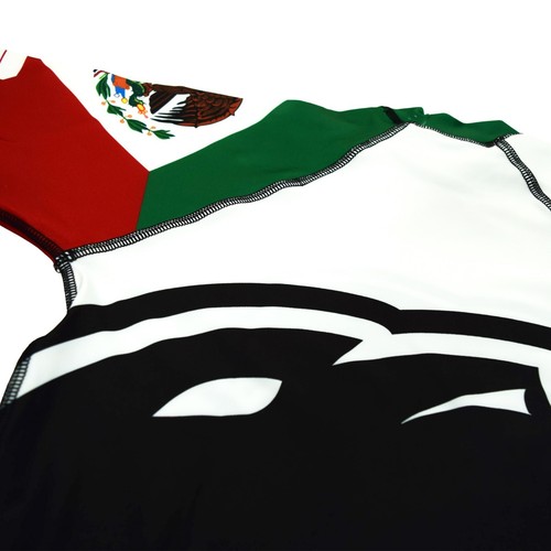 MEXMOB EAGLE VALE TUDO JIU JITSU MMA SURF GRAPPLING RASHGUARD