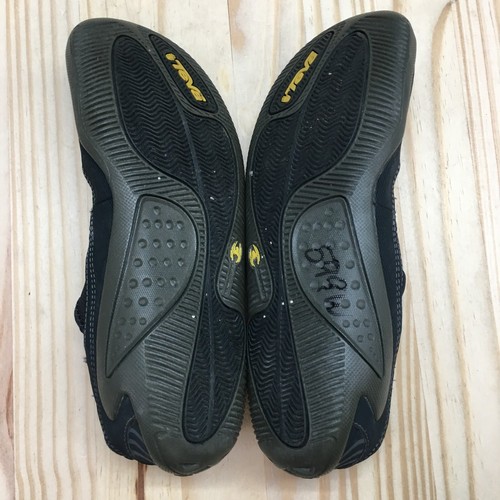 Teva Shoes Mens 7 Nilch Athletic Watersports Slip Ons 4300 Black Mesh Flats - Picture 13 of 17
