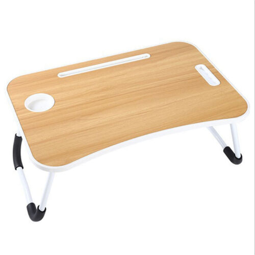 Laptop Bed Table Foldable Lap Standing Desk with Cup Slot for Indoor/Picnic Tray - Picture 13 of 20