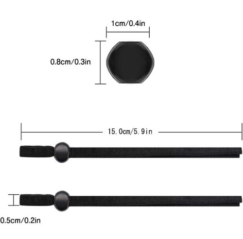 NEW 100 Pieces Replacement Mask Elastic Bands with Adjustable Buckle - Picture 2 of 5