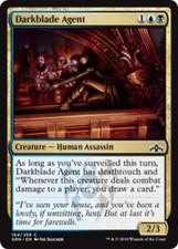 Darkblade Agent Light Play, English Magic the Gathering MTG Guilds of Ravnica