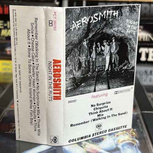 Aerosmith - Night in the Ruts 1979 Cassette Tested Remember Walking in the Sand - Picture 11 of 13