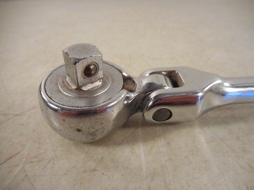 Indestro Super 2736 Flex Head Reversible Ratchet 3/8" DR. Made in USA - Picture 3 of 17