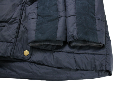 Barbour Fibre Down Barbour Redpole Quilt Jacket Girls' XL Mid Length Fur Hood - Picture 6 of 20