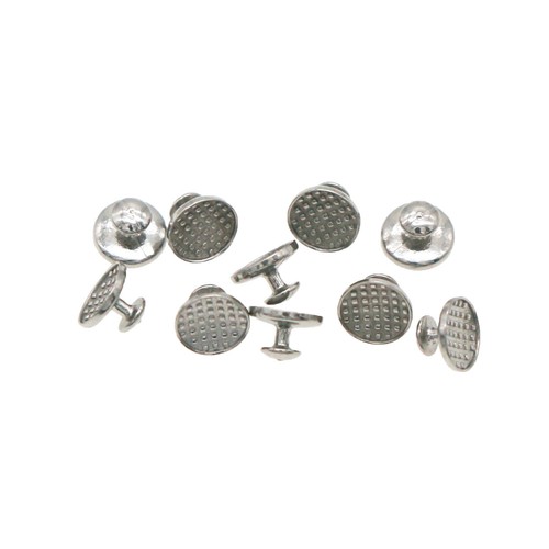 US 200 Pezzi Bottone Linguale Ortodontico Metallo Dentale Legabile Base Rete Rotonda - Foto 5 di 10