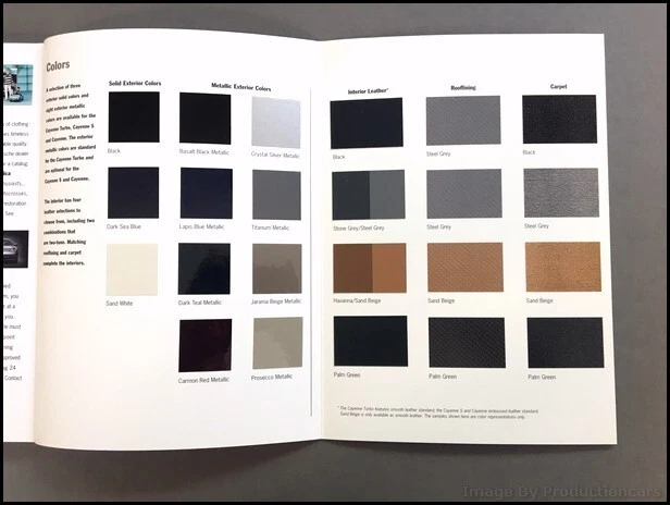 2005 Porsche Cayenne 140-page Original Sales Brochure Catalog Turbo S Foto 4 de 4