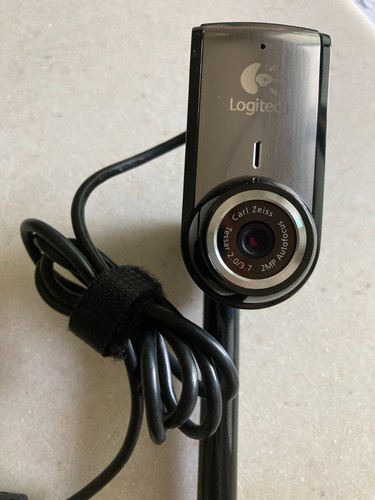 Logitech B905 2MP Portable Webcam USB V-UBM48 Carl Zeiss AutoFocus Lens - Picture 5 of 8