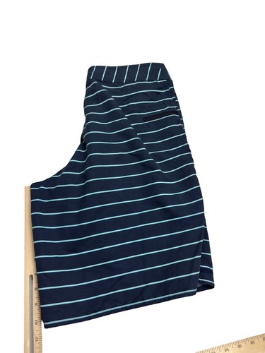 Patagonia Board Shorts Mens 34 Blue Stripe Shorts Unlined Wavefarer - Picture 15 of 15